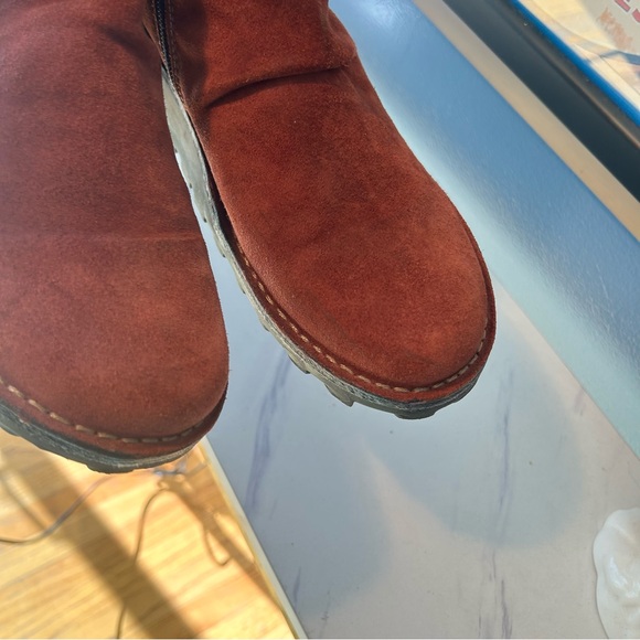 FLY London Mong Suede Zip up Ankle Boots - Picture 10 of 14